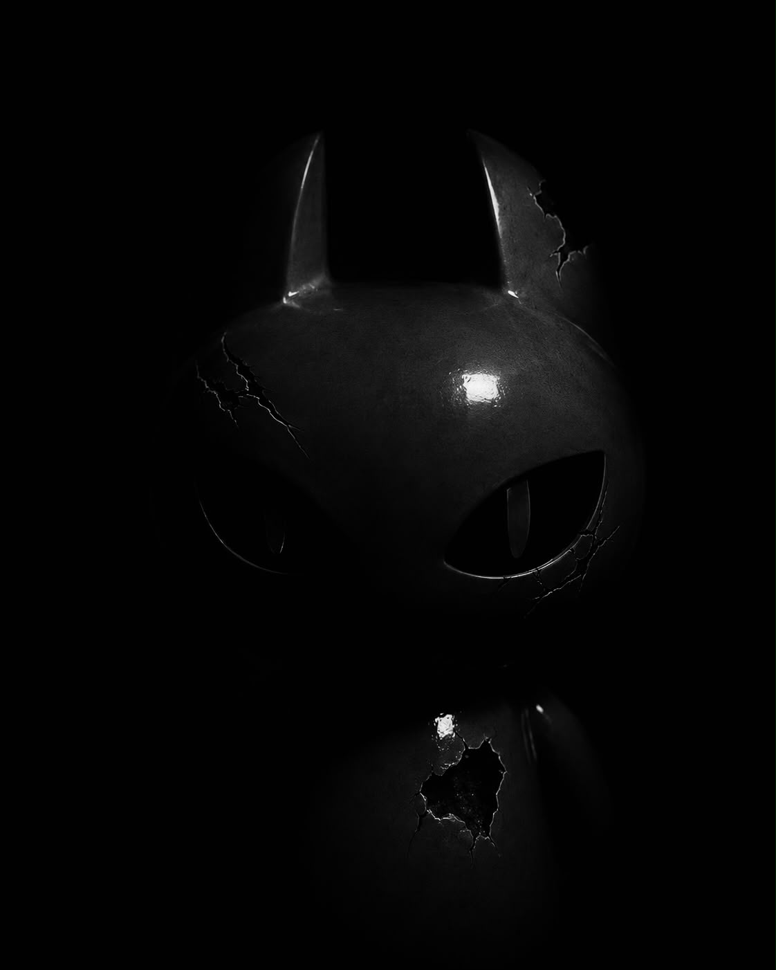 Damaged DEVI collectible figure